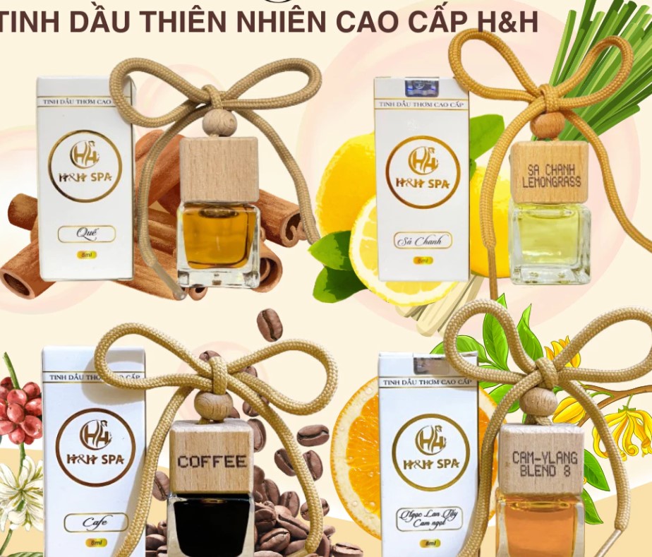 Tinh Dầu Treo Xe Ô Tô Cao Cấp Khử Mùi Tự Nhiên, Thư Giãn Không Gian Sống
