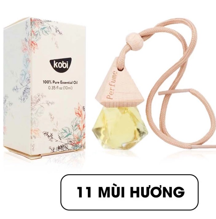 Tinh Dầu Treo Xe Ô Tô Kobi 8ml, Khử Mùi Xe Mới, Giảm Cảm Giác Say Xe & Thay Thế Nước Hoa Ô Tô