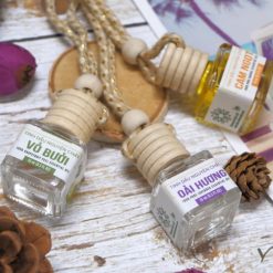 Tinh Dầu Treo Xe Ô Tô ONXE Mùi Cafe, Trầm, Chanh Sả, Lọ 10ml Giúp Thư Giãn, Khử Mùi & Giảm Say Xe