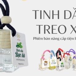 Tinh Dầu Treo Xe SINORI Nguyên Chất 100% 7ml, Khử Mùi, Thơm Phòng, Đuổi Côn Trùng & Thư Giãn Tự Nhiên