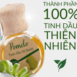 Tinh Dầu Treo Xe Vỏ Bưởi Purevess 9ml Hương Thơm Tự Nhiên, Thư Giãn Xe Ô Tô & Phòng Ốc