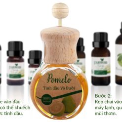 Tinh Dầu Treo Xe Vỏ Bưởi Purevess 9ml Hương Thơm Tự Nhiên, Thư Giãn Xe Ô Tô & Phòng Ốc