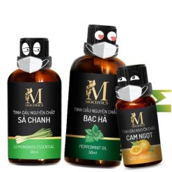 Tinh Dầu Xá Xị Mocotics 50ml Nguyên Chất, Hương Thơm Cho Phòng Và Xe Hơi, Tặng Lọ Treo Xe