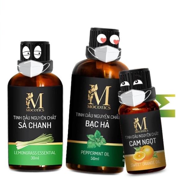 Tinh Dầu Xá Xị Mocotics 50ml Nguyên Chất, Hương Thơm Cho Phòng Và Xe Hơi, Tặng Lọ Treo Xe