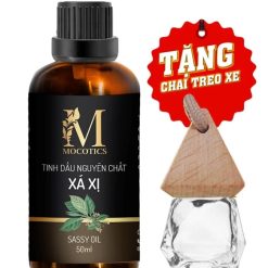 Tinh Dầu Xá Xị Mocotics 50ml Nguyên Chất, Hương Thơm Cho Phòng Và Xe Hơi, Tặng Lọ Treo Xe