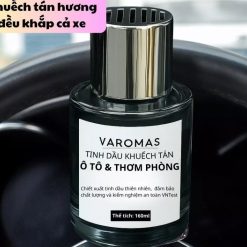 Tinh Dầu Xe Ô Tô Cao Cấp VaromaS Khử Mùi, Chống Say Xe KT61 160ml