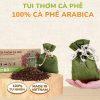 Túi Cà Phê Khử Mùi Ô Tô Arabica Hapaku Túi Thơm Cà Phê Thảo Dược Treo Xe, Phòng Ngủ & Tủ Quần Áo