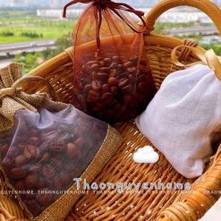 Túi Cà Phê Treo Xe Túi Thơm Cà Phê Hạt Rang Khử Mùi Ô Tô & Không Gian Sống