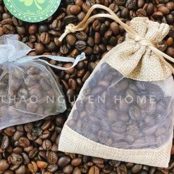 Túi Cà Phê Treo Xe Túi Thơm Cà Phê Hạt Rang Khử Mùi Ô Tô & Không Gian Sống