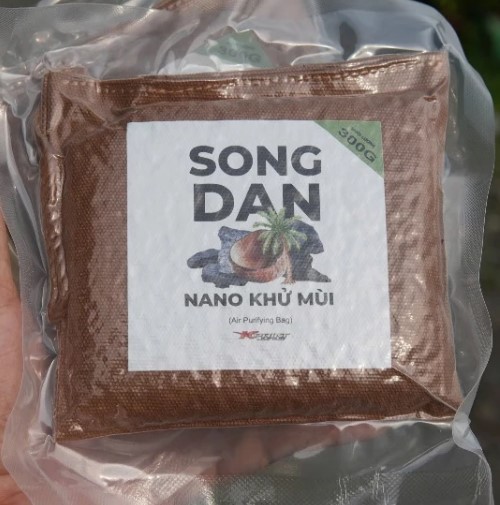 Túi Khử Mùi Nano Hoạt Tính SONG ĐAN Hút Ẩm, Lọc Không Khí, Giảm Say Xe Nhanh
