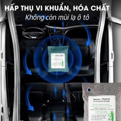 Túi Than Tre Hoạt Tính Khử Mùi Ô Tô Hút Mùi, Chống Ẩm Và Kháng Khuẩn Tự Nhiên