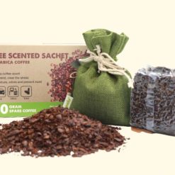 Túi Thơm Cà Phê Arabica Rang Mộc Hapaku, Khử Mùi Tự Nhiên Cho Xe Hơi & Không Gian Sống