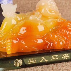 Tượng Di Lặc Đặt Tablo Xe Hơi Phong Thủy Bình An & May Mắn DV AUTO