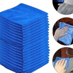 Vải Làm Sạch Sợi Nhỏ, Khăn Lau Đa Năng, Mềm Mịn, Thấm Hút Cho Xe Hơi, Xe Máy, Gia Đình & Thiết Bị Điện Tử