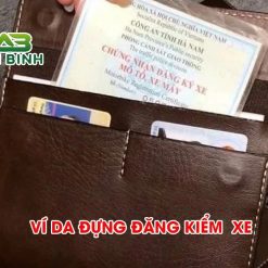 Ví Da Cao Cấp Đựng Giấy Tờ Đăng Kiểm Cho Xe Ô Tô Cao Cấp, An Bình Auto
