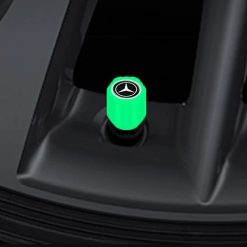 Vỏ Bọc Trang Trí Van Bánh Xe Phát Sáng Trong Bóng Tối, Dễ Nhận Diện Ban Đêm