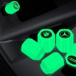 Vỏ Bọc Trang Trí Van Bánh Xe Phát Sáng Trong Bóng Tối, Dễ Nhận Diện Ban Đêm