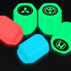 Vỏ Bọc Trang Trí Van Bánh Xe Phát Sáng Trong Bóng Tối, Dễ Nhận Diện Ban Đêm