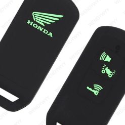 Vỏ Silicone Bọc Chìa Khóa Điều Khiển Từ Xa 2 Nút Cho Xe Honda Bảo Vệ, Bền Đẹp Theo Thời Gian