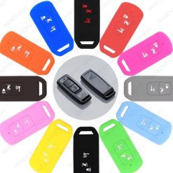 Vỏ Silicone Bọc Chìa Khóa Điều Khiển Từ Xa 2 Nút Cho Xe Honda Bảo Vệ, Bền Đẹp Theo Thời Gian