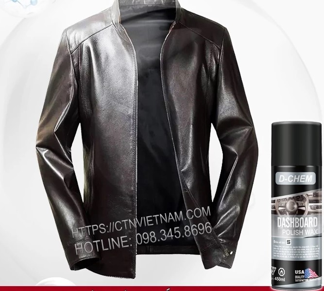 Xi Đánh Bóng Áo Da, Giày Da D-Chem Vệ Sinh, Dưỡng Ẩm, Chống Mốc, Dễ Sử Dụng