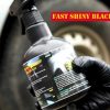 Xi Dưỡng Đen Bóng Lốp Ô Tô Xe Máy Fast Shiny Black, Chai Xịt 500ml
