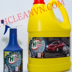 Xịt Bóng Lốp Dung Dịch Dưỡng Đen Bóng Lốp Ô Tô, Xe Máy, Xe Tải TH CLEAN 4.5L Chuyên Dụng