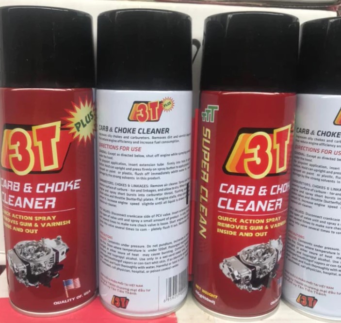 Xịt Chế Lạc Đà / Xịt Chế Camel, Dung Dịch Tẩy Rửa Chế Hòa Khí 3T | Làm Sạch Nhanh, Tăng Hiệu Suất Động Cơ