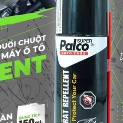 Xịt Chống Chuột Khoang Máy Ô Tô, Xe Máy PALCO RAT REPELLENT SPRAY 150ml