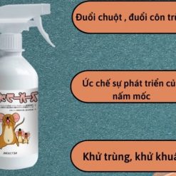 Xịt Đuổi Chuột SAMURAI Hương Bạc Hà, Bảo Vệ Xe Hơi, An Toàn Cho Người & Môi Trường