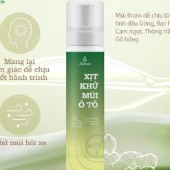 Xịt Khử Mùi Ô Tô Julyhouse 150ml Thanh Lọc Không Gian Xe Từ Tinh Dầu Thiên Nhiên