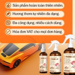 Xịt Khử Mùi Xe Ô Tô Vina TƯƠI 100ml/300ml/500ml Thơm Xe An Toàn, Tự Nhiên