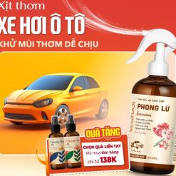 Xịt Khử Mùi Xe Ô Tô Vina TƯƠI 100ml/300ml/500ml Thơm Xe An Toàn, Tự Nhiên