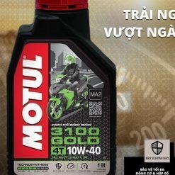 Chai Dầu Nhớt Xe Máy Motul 3100 Gold 4T 10W40 1L