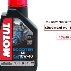 Chai Dầu Nhớt Xe Tay Ga Motul Scooter Le 4T 10W40 0.8L & 1L