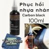Chai phục hồi nhựa nhám Carbon Black 100ml, nhuộm nhựa đen sâu, chống UV, chống thấm nước