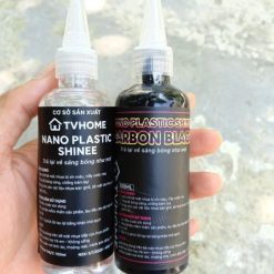 Chai phục hồi nhựa nhám Carbon Black 100ml, nhuộm nhựa đen sâu, chống UV, chống thấm nước