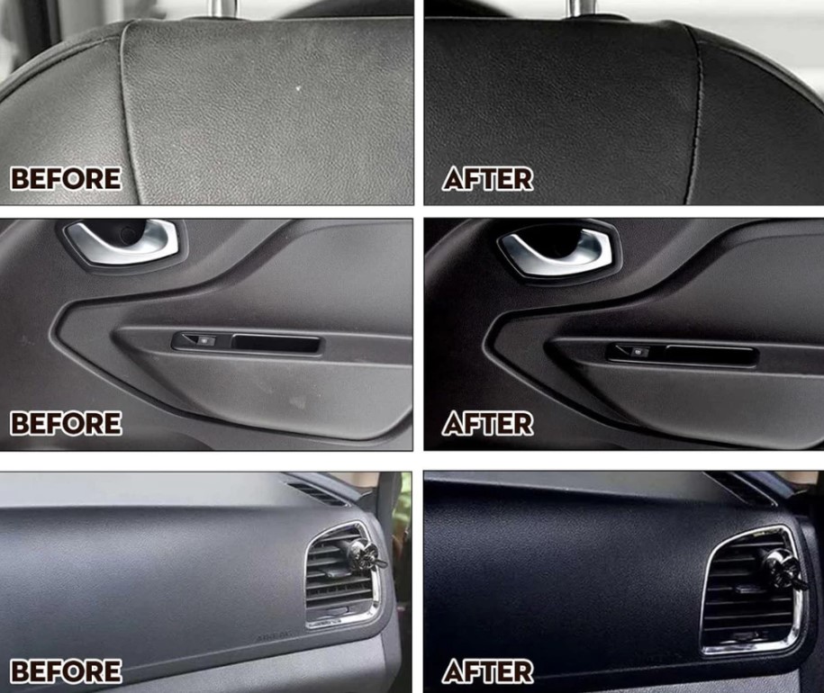 Chai Phục Hồi Nhựa Nhám Crystal Coating Làm Mới Nhựa Đen, Nhựa Nhám Bạc Màu Cho Xe Máy Và Ô Tô