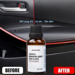 Chai Phục Hồi Nhựa Nhám Crystal Coating Làm Mới Nhựa Đen, Nhựa Nhám Bạc Màu Cho Xe Máy Và Ô Tô