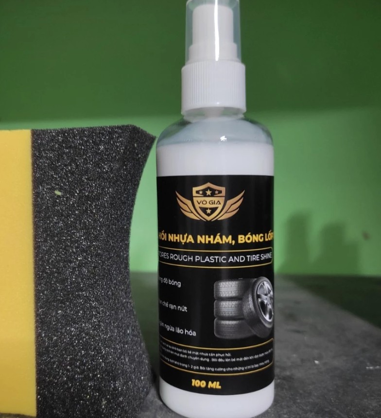 Chai Phục Hồi Nhựa Nhám SPRAYKING Bảo Vệ Xe Máy, Ô Tô, Xe Điện