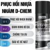 Chai Phục Hồi Nhựa Nhám Xe DChem Dưỡng Và Đánh Bóng Nhựa Đen