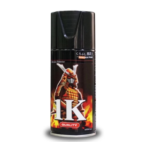 Chai Sơn Samurai phủ bóng K1KT màu trong ánh kim