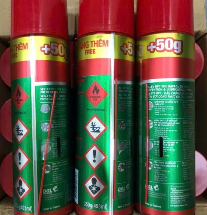 Chai Xịt Bôi Trơn Chống Rỉ Sét 350g Tặng 50g
