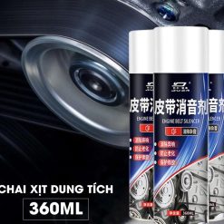Chai Xịt Bôi Trơn Và Bảo Dưỡng Dây Curoa, Gioăng Cao Su Giảm Tiếng Ồn Động Cơ Chai 360ml