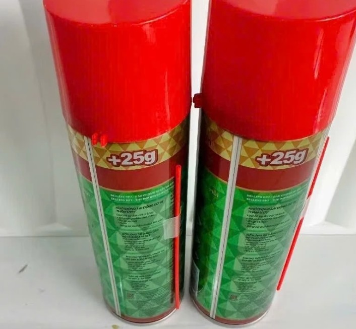 Chai Xịt Chống Rỉ Sét Kim Loại Vệ Sinh Và Bôi Trơn 175g (247ml) Và 350g (493ml)