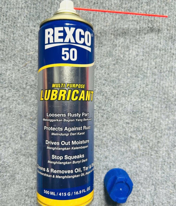 Chai Xịt Chống Rỉ Sét Và Bôi Trơn, Vệ Sinh Đa Năng REXCO 50 Lubricant