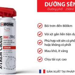 Chai Xịt Dưỡng Sên, Xích Chống Trôi, Chống Gỉ, Siêu Chịu Tải Ipone X-Trem Chain Road Off Road