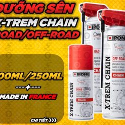 Chai Xịt Dưỡng Sên, Xích Chống Trôi, Chống Gỉ, Siêu Chịu Tải Ipone X-Trem Chain Road Off Road