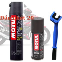Chai Xịt Dưỡng Sên Xích Xe Motul C4 Factory Line 400ml