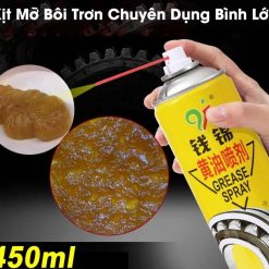 Chai Xịt Mỡ Bôi Trơn Linh Kiện Chống Khô Dầu Gỉ Sét Bình Lớn 450ml